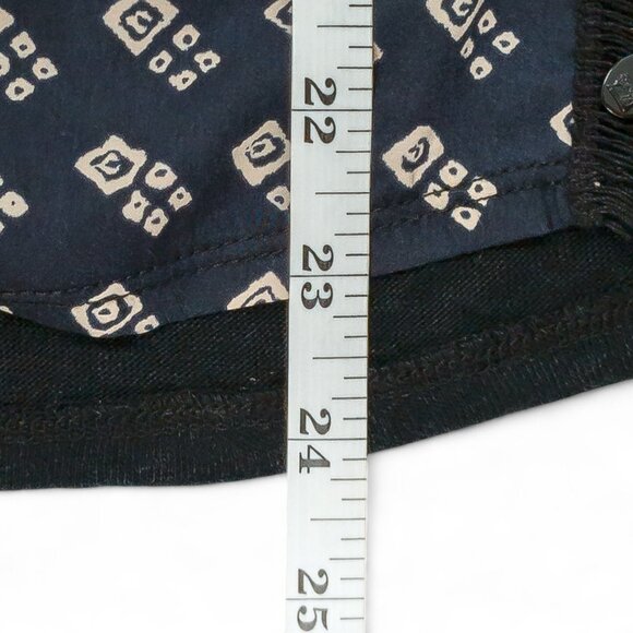 Scotch & Soda Mixed-Media Tee | Linen Knit + Printed Front | Sz S - Picture 7 of 10